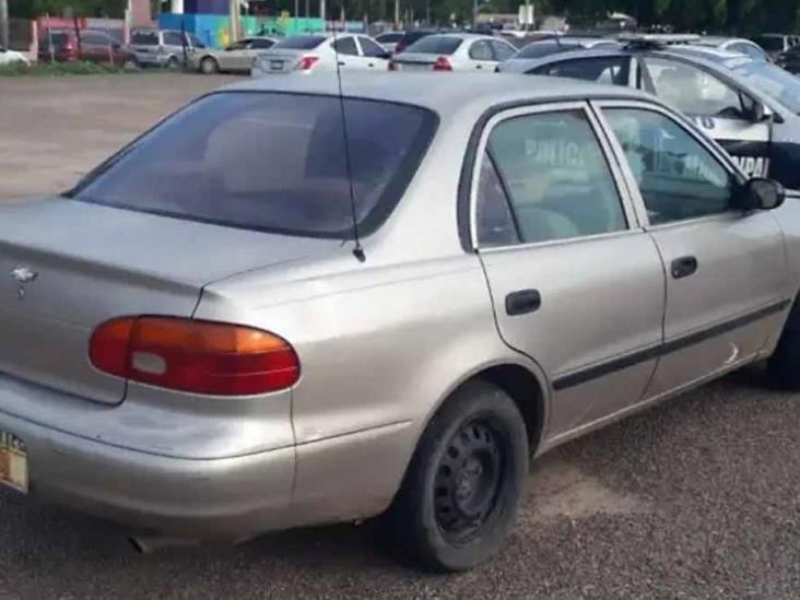 Diario Del Yaqui En El Parque Infantil Abandonan Auto Robado