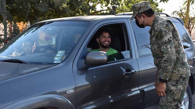 Marinos y municipales realizan barridos de vigilancia en Cajeme